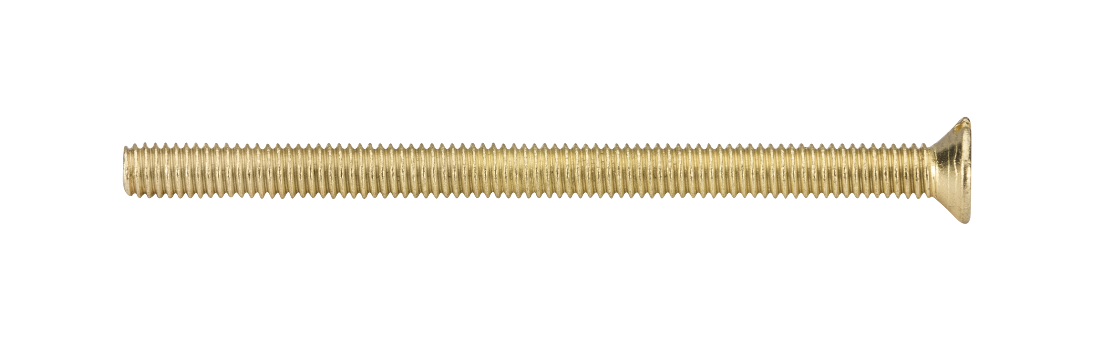 Knightsbridge C-SCREW50B M3.5 x 50mm Flat-Head Countersunk Socket Screw - Brass - westbasedirect.com