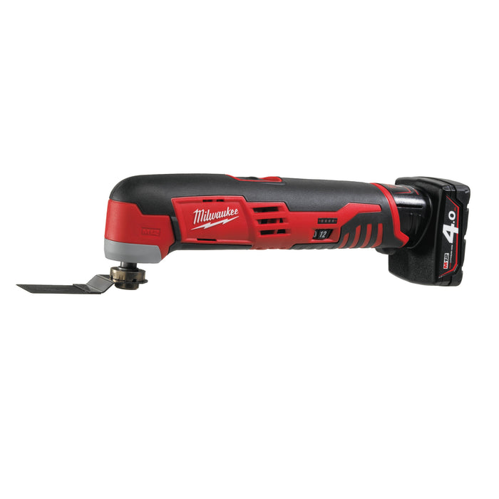 Milwaukee C12MT-402B 12V Sub Compact Multi-Tool, 2x 4.0Ah Batteries, Charger & Tool Bag