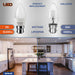 Brite-R 5W B22 BC Candle LED Bulb Cool White 6500K - westbasedirect.com