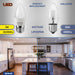 Brite-R 3W E27 ES Candle LED Bulb Cool White 6500K - westbasedirect.com