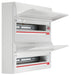 BG Fortress CF248MS43 48 Module 43 Way Unpopulated Metal Dual Row Consumer Unit with 100A Main Switch, 100A Terminal Block & 1x SPD - westbasedirect.com