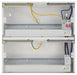 BG Fortress CF248MS43 48 Module 43 Way Unpopulated Metal Dual Row Consumer Unit with 100A Main Switch, 100A Terminal Block & 1x SPD - westbasedirect.com