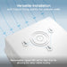 Sync Energy CFEV6W 5 Module IP65 Weatherproof White Metal EV Charger Circuit Protection with 100A Main Switch, 40A B Curve MCB & Type 2 SPD - westbasedirect.com