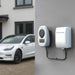 Sync Energy CFEV6W 5 Module IP65 Weatherproof White Metal EV Charger Circuit Protection with 100A Main Switch, 40A B Curve MCB & Type 2 SPD - westbasedirect.com