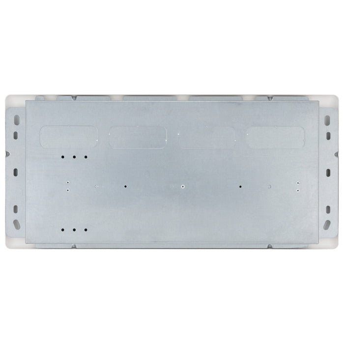 BG Fortress CFF22D11S15 22 Module 15 Way Unpopulated Fully Recessed Dual RCD Consumer Unit with 100A Main Switch, 2x 100A Type A 30mA RCD & 1x SPD