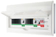 BG Fortress CFFD1000014ASPD 14 Way Metal Unpopulated Fully Recessed Consumer Unit with 100A Main Switch, 2x 100A 30mA Type A RCD & 1x SPD - westbasedirect.com