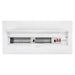 BG CFFD8616A 22 Module 16 Way Fully Recessed Unpopulated + 100A Switch, 1x80A, 1x63A Type A 30mA RCD - westbasedirect.com