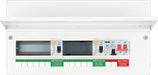 BG Fortress CFUD8811ASPD 11 Way Metal Unpopulated Consumer Unit with 100A Main Switch, 2x 80A 30mA Type A RCD & 1x SPD - westbasedirect.com