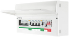 BG CFUDP16614ASPD 22 Module 14 Way Populated + 100A Switch, 2x63A Type A 30mA RCD, SPD, 32A MCB & 12xMCBs - westbasedirect.com