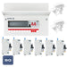 BG Fortress CFUSW08SPD 12 Module 8 Way 100A Main Switch Consumer Unit with T2 SPD + 6 RCBOs & 2x CUA04 FREE Blanks - westbasedirect.com