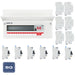 BG Fortress CFUSW12SPD 16 Module 12 Way 100A Main Switch Consumer Unit with T2 SPD + 6 RCBOs & 6x CUA19 FREE Blanks - westbasedirect.com