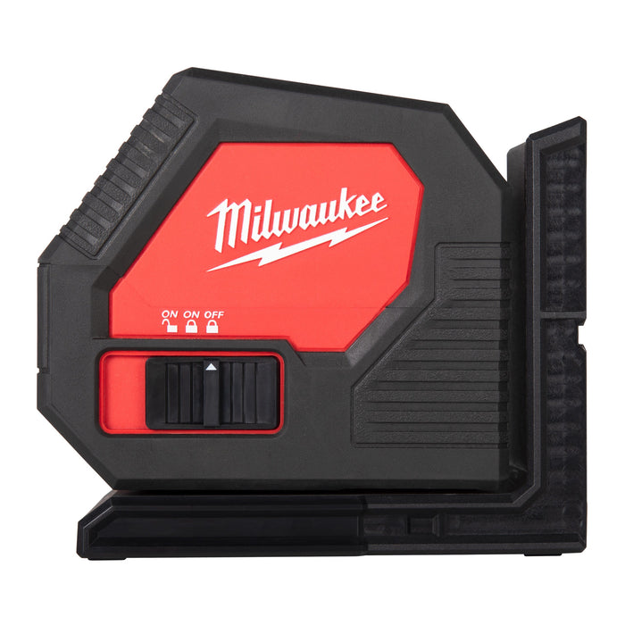 Milwaukee CLL-C Alkaline Green Cross Line Laser with Case - westbasedirect.com