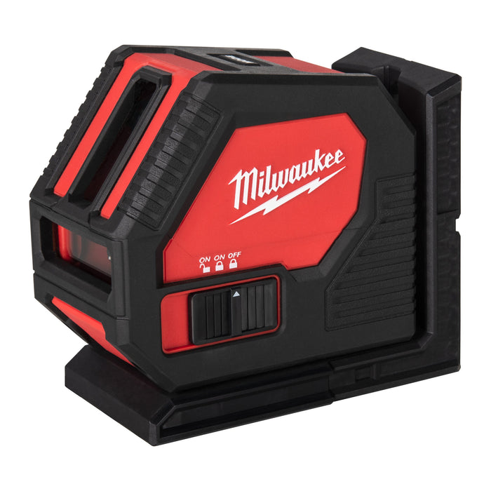 Milwaukee CLL-C Alkaline Green Cross Line Laser with Case - westbasedirect.com