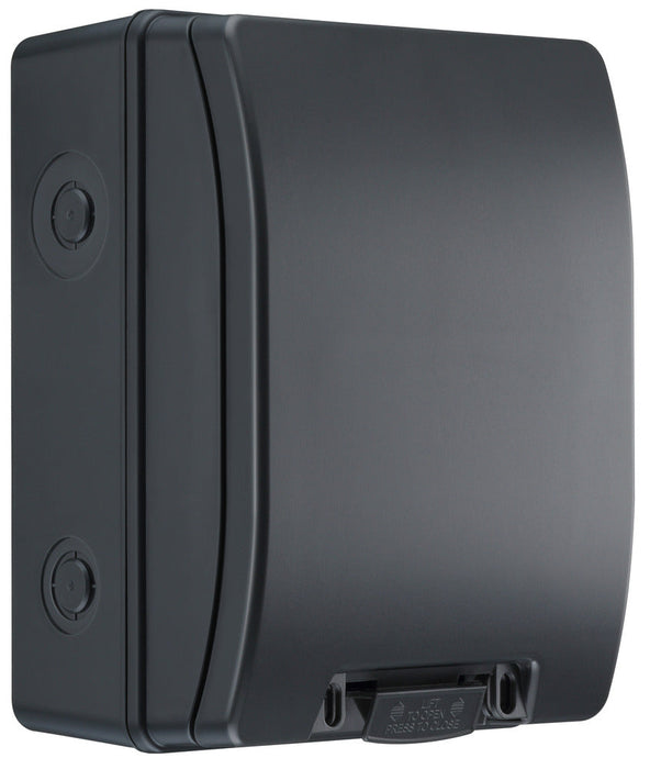 BG CP5R4PS1G 5 Module IP66 Weatherproof Grey Plastic EV Charger Circuit Protection with 40A 30mA Type A RCD, 40A B Curve MCB & Type 2 SPD - westbasedirect.com