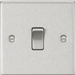 Knightsbridge CS834BC Square Edge 20A 1G DP Switch - Brushed Chrome - westbasedirect.com