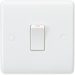 Knightsbridge CU8341 White Curved Edge 20A DP Switch - westbasedirect.com