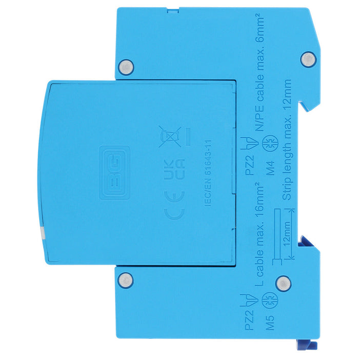 BG Fortress CUA32 SPD Wiring Kit c/w Type 2 Single Module Surge Protection Device & Wiring