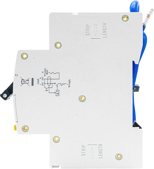 BG CUCRB10 10A SP 1 Module B Curve 6kA 30mA Type AC Compact RCBO - westbasedirect.com