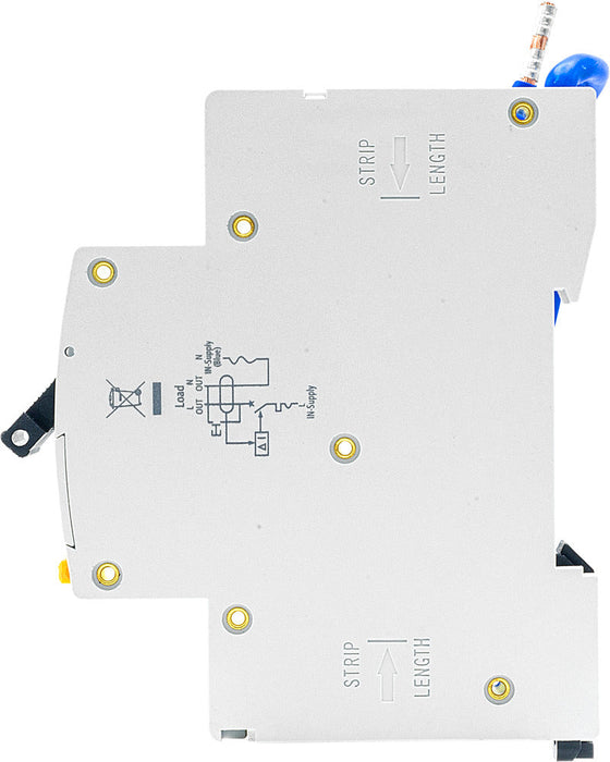 BG CUCRC40 40A SP 1 Module C Curve 6kA 30mA Type AC Compact RCBO - westbasedirect.com