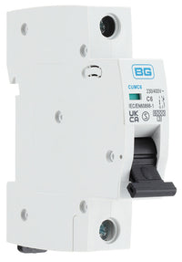 BG CUMC6 6A Single Pole 1 Module 6kA C Curve MCB
