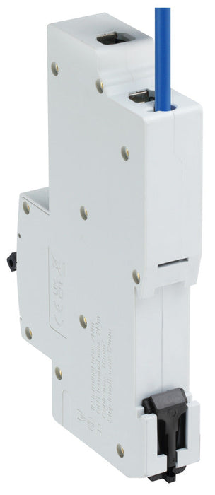 BG CURB55A 55A Single Pole 1 Module B Curve 6kA 30mA Type A RCBO - westbasedirect.com