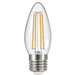 Eveready S15477 E27 ES Candle Filament Clear LED Bulb 4W 470lm Warm White 2700K (5 Pack) - westbasedirect.com