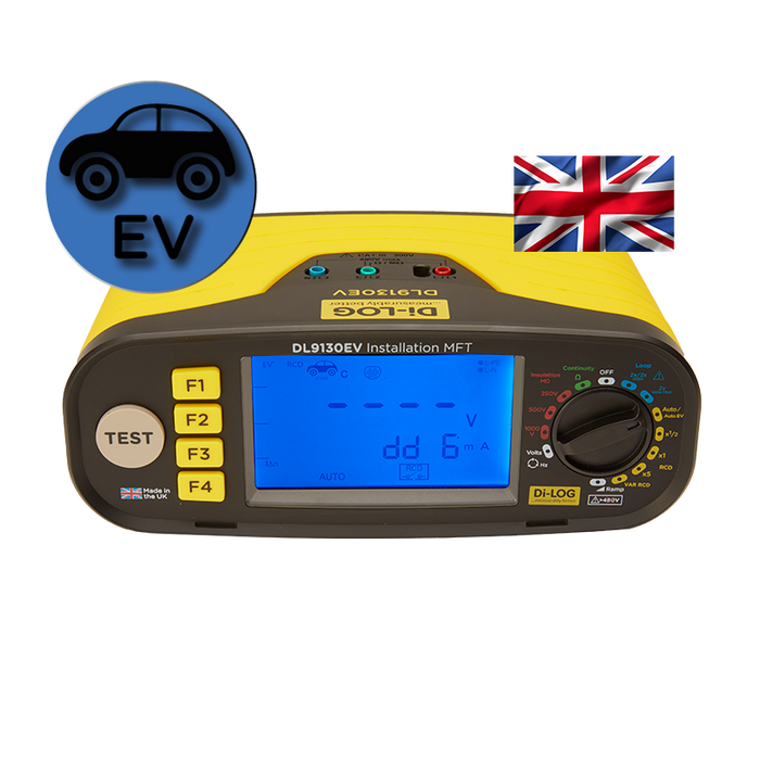 Di-LOG DL9130EV 18th Edition Advanced EV Multifunction Tester c/w RCD-LOC - westbasedirect.com