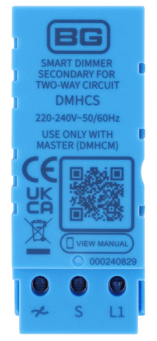 BG DMHCS White Moulded Secondary Smart Dimmer Module