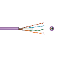 CAT6 LSZH Purple LAN/ETHERNET UTP Copper Data Cable - 305M