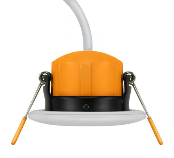 Quickwire QWDL_RIC Ricoman IP65 Fire-Rated Downlight Fitted with Quickwire Plug & Socket (Supplied with White Bezel as Standard)