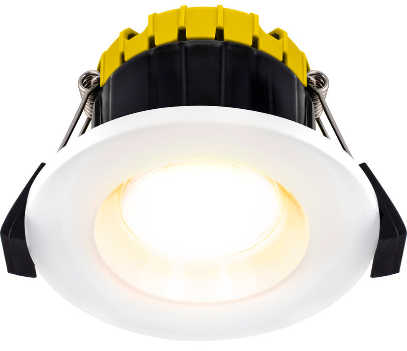 Luceco EFCB60WD2W FType Compact Dim2Warm 6W IP65 Fire Rated Downlight - White