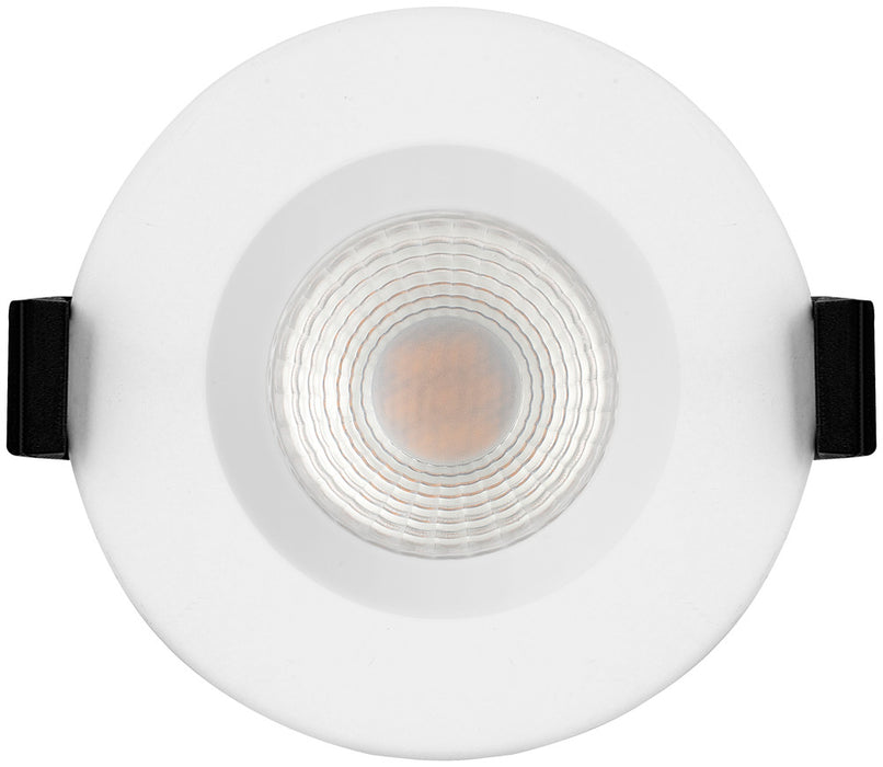 Luceco EFCB60WD2W FType Compact Dim2Warm 6W IP65 Fire Rated Downlight - White