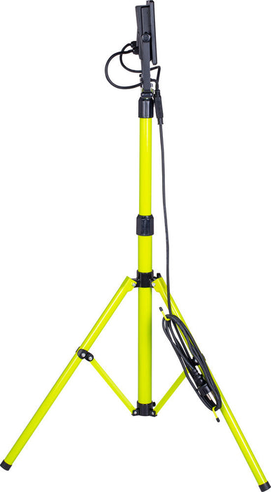 Luceco EFLDTT20B50 Eco Tripod  Black Twin 1600lm 2x20W 5000K - UK Plug - westbasedirect.com