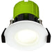 Luceco EFT60W40 FType Fixed 6W Cool White 4000K IP65 Dimmable Fire Rated Downlight - White - westbasedirect.com