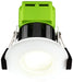 Luceco EFT60W40 FType Fixed 6W Cool White 4000K IP65 Dimmable Fire Rated Downlight - White - westbasedirect.com