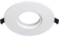 Luceco EFTBZAPWH FType Downlight Adapter Plate - Matt White