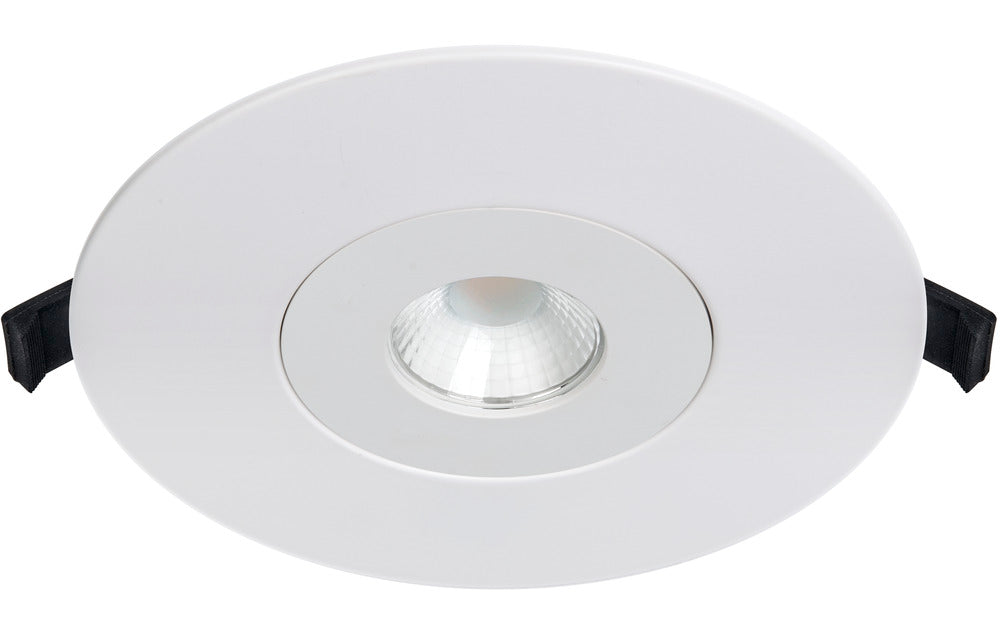 Luceco EFTBZAPWH FType Downlight Adapter Plate - Matt White - westbasedirect.com