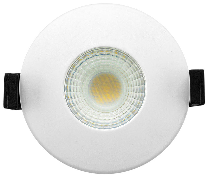 Luceco EFTD2W FType Dim2Warm 6W IP65 Fire Rated Downlight - White (10 Pack)
