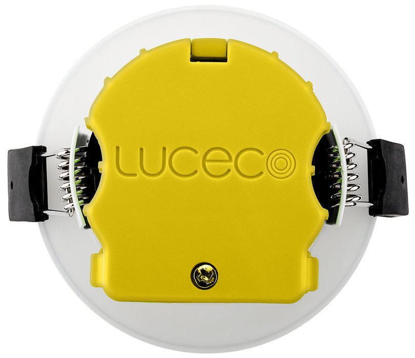 Luceco EFTD2W FType Dim2Warm 6W IP65 Fire Rated Downlight - White - westbasedirect.com