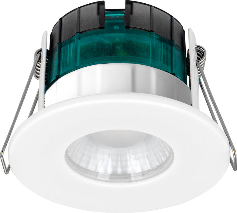 Luceco EFTF5W30 FType Essence 5W 515lm 3000K Dimmable IP65 White Bezel -  Flat - westbasedirect.com