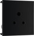 BG EM2ASB Euro Module 2A Round Pin Unswitched Socket - Black - westbasedirect.com