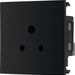 BG EM2ASB Euro Module 2A Round Pin Unswitched Socket - Black - westbasedirect.com