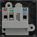 BG EM2ASB Euro Module 2A Round Pin Unswitched Socket - Black - westbasedirect.com