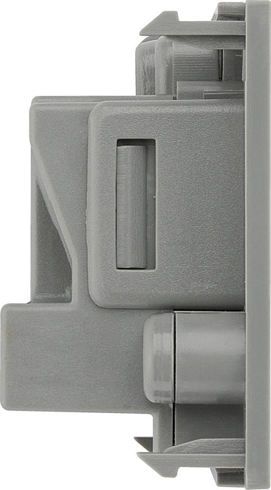 BG EM5ASG Euro Module 5A Round Pin Unswitched Socket - Grey - westbasedirect.com