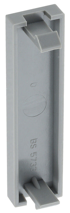 BG EMBLKG Euro Module Blank Plate (2pcs) - Grey - westbasedirect.com