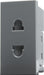 BG EMEUSG Euro Module 16A 2 Pin Unswitched Socket - Grey - westbasedirect.com