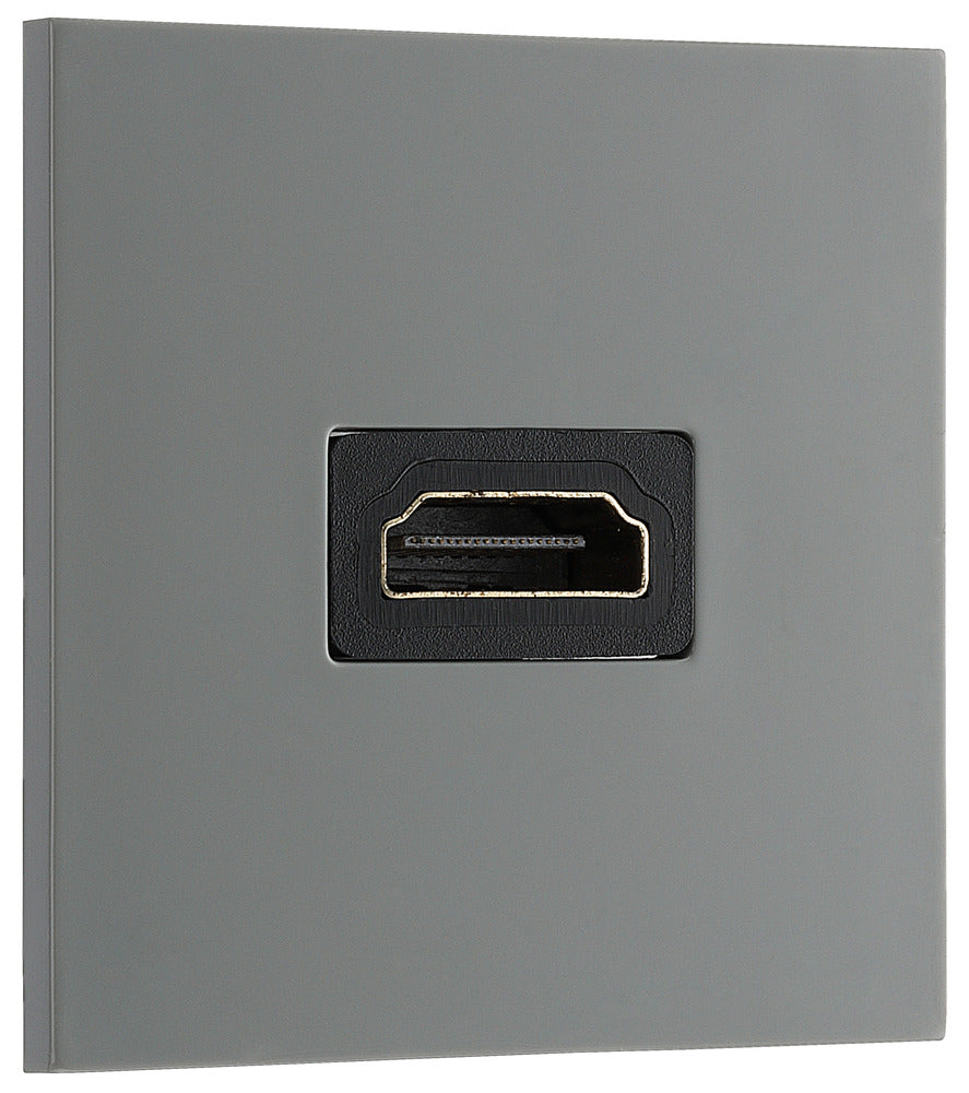 BG EMHDMIG Euro Module HDMI Outlet - Grey — B2Belectrical.com