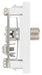 BG EMNSSATW Euro Module Satellite Connection Female - White - westbasedirect.com