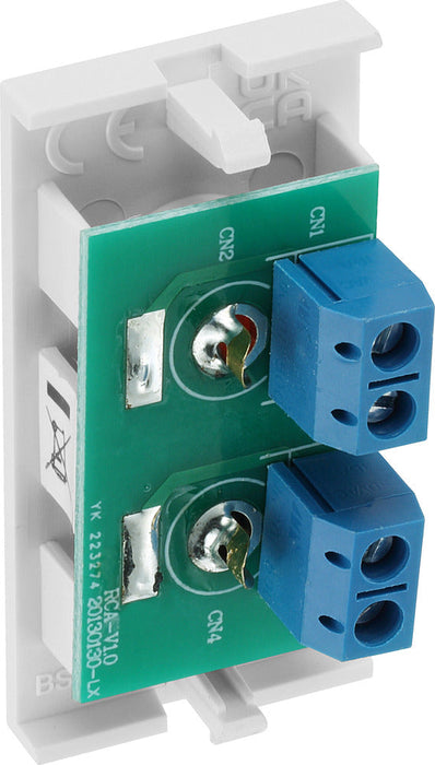 BG EMRCA2W Euro Module RCA x2 Outlet - White - westbasedirect.com