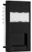 BG EMRJ45C5EB Euro Module Data RJ45, CAT5e (IDC) - Black - westbasedirect.com